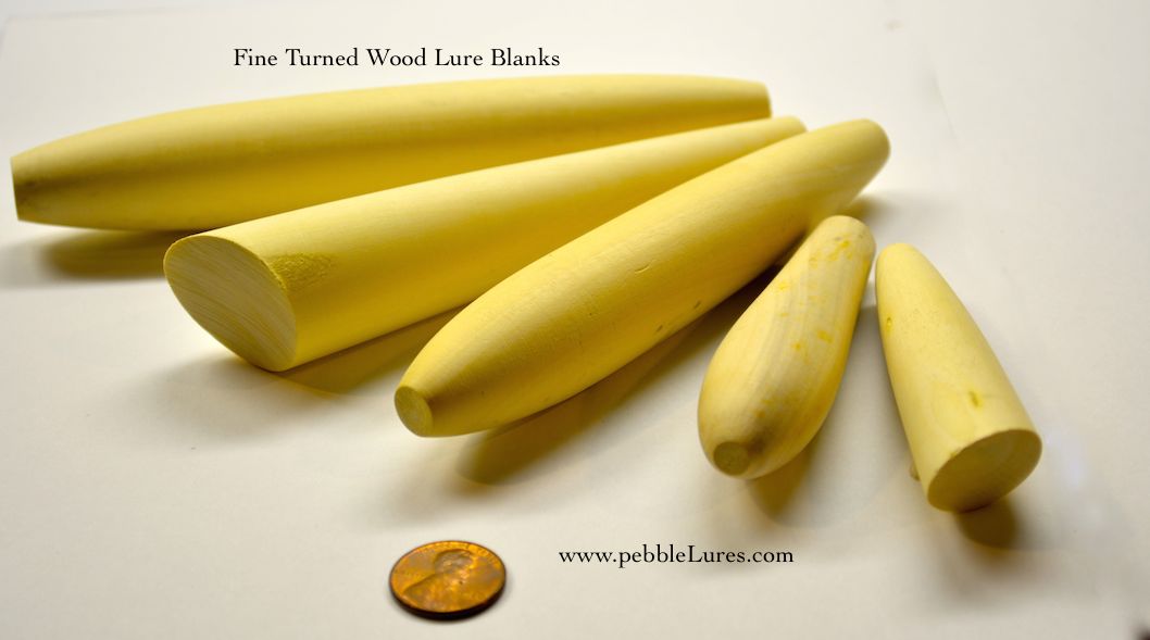 Fine Turned Wood Lure Blanks